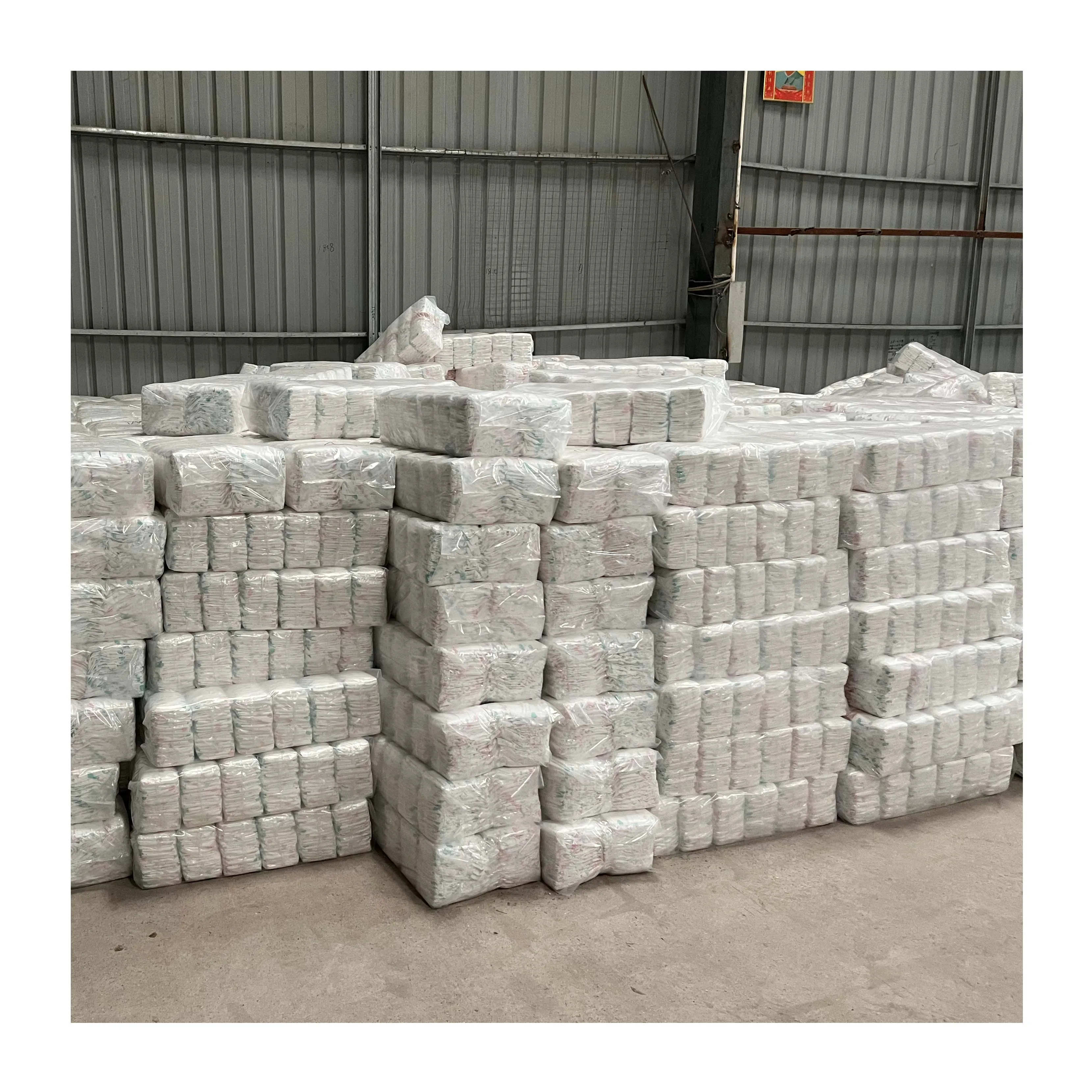 2024  Hot Selling Breathable Disposable B Grade Dry Baby Diapers Manufacturer Wholesale
