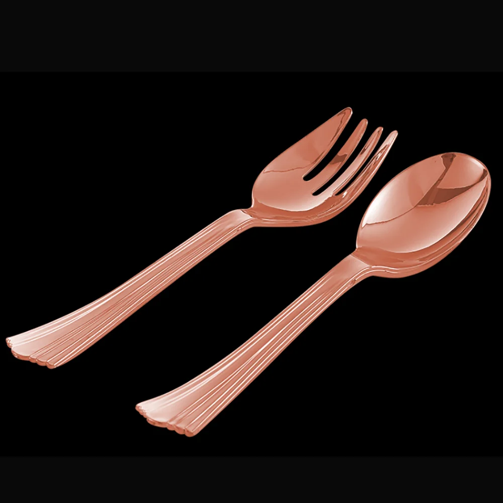 Disposable Flatware Cutlery Sets Spoon Fork And Knife Kit Pp/Ps/Pla/ Disposable Plastic Party Spoon And Fork Set Stainless