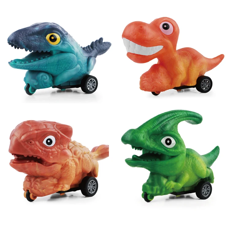 Factory Wholesale Kids Dinosaur Pull Back Cars Toys 12 Pack Dinosaur Party Favors Games Dino Toy
