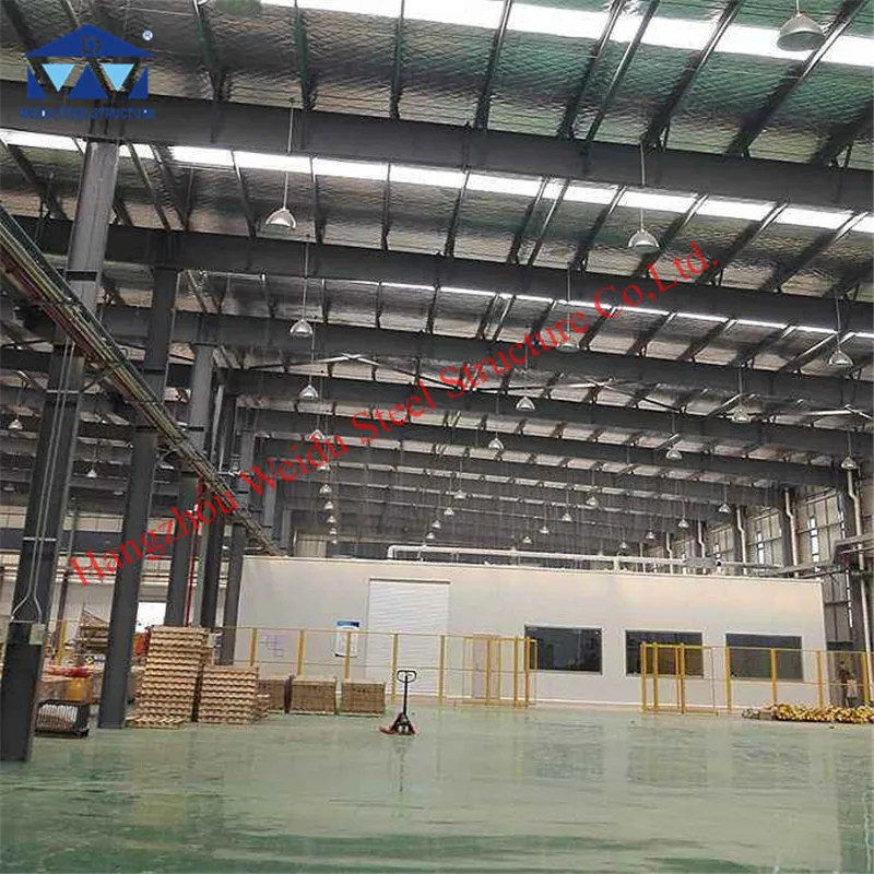 
big light prefabricate steel structural warehouse or workshop from factory in africa 