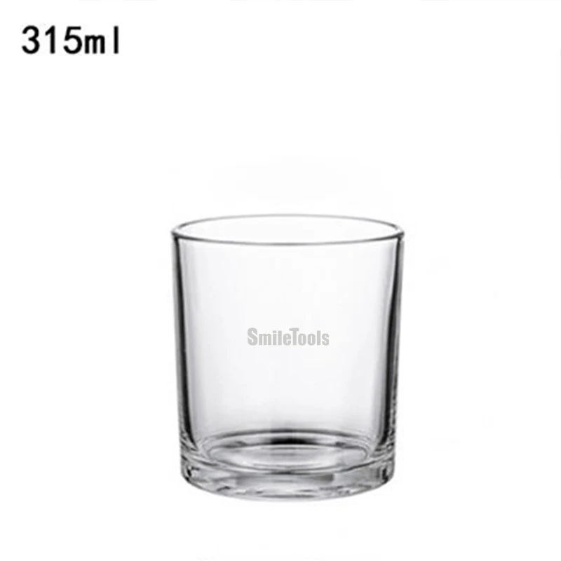 Candle Jar 3 In 1 Free Sample  Luxury Fancy 9Oz 12Oz Clear Nude Glass Iredescent Froster Candle Jars With Lid