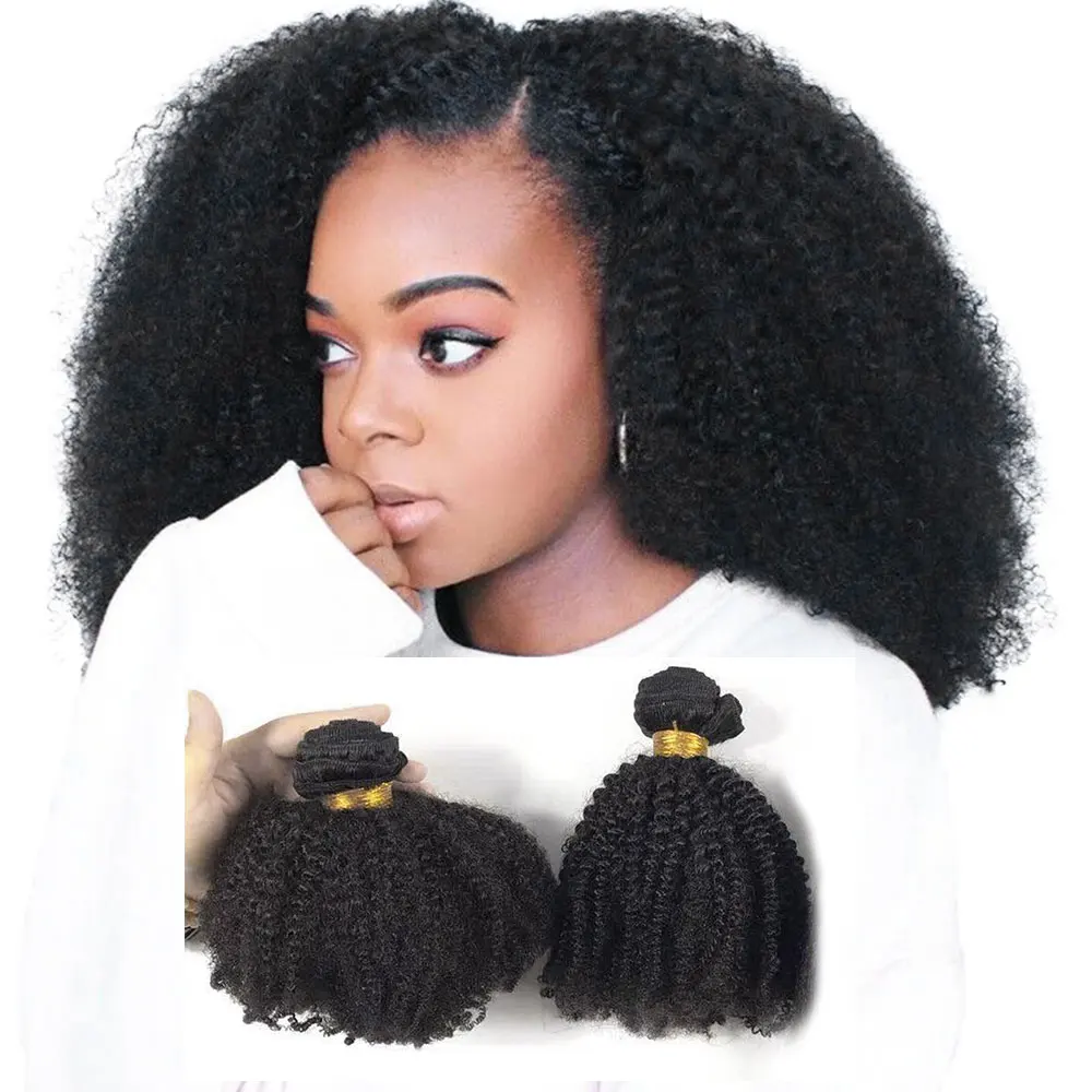High quality factory price  hair extensions double drawn Afro kinky,vietnamese clip in human hair