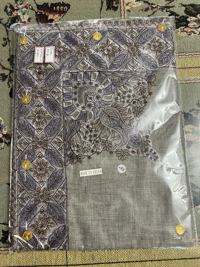 Arab Muslim Embroidered Turban Middle East Yemen Saudi Oman Dubai Mens Shawl Scarf Hijab For Men Factory Shawls