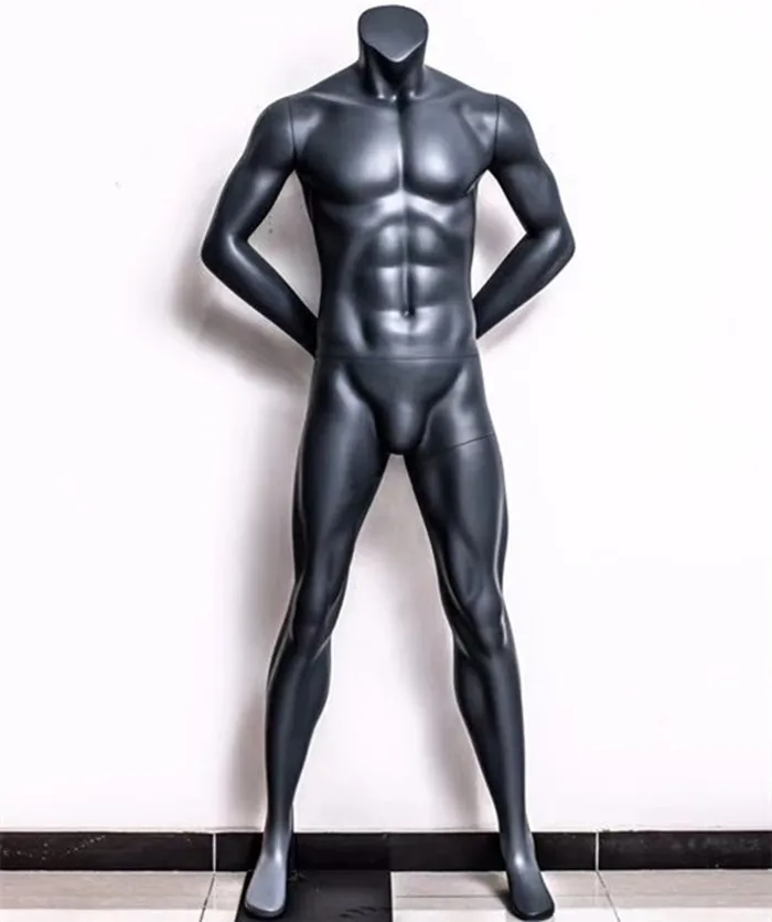 Fiberglass Male headless standing sports mannequin man Athletic model