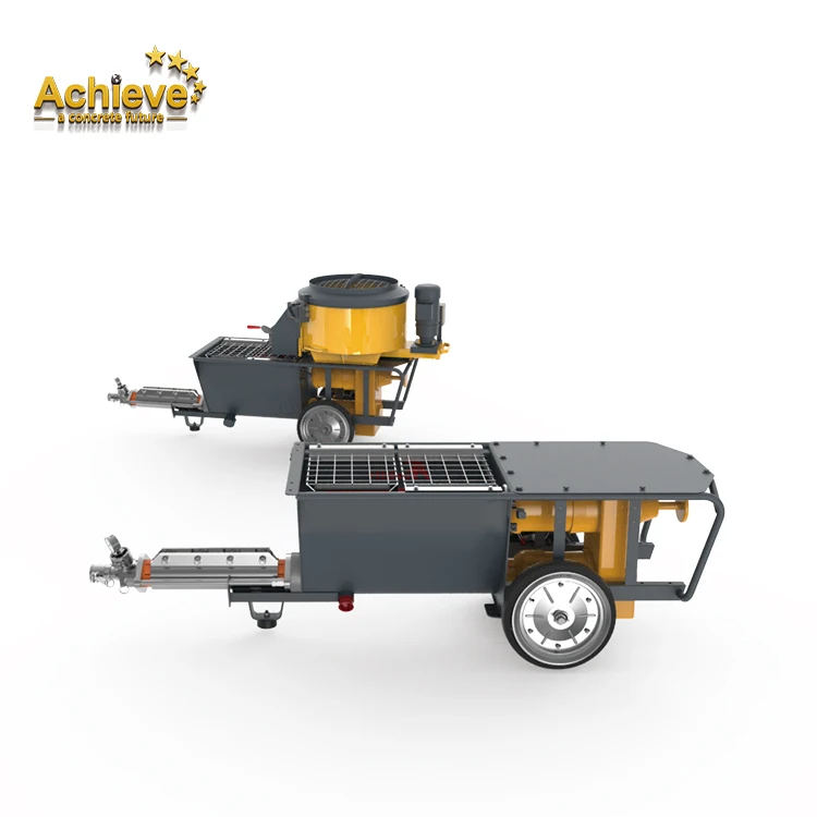 Mortar sprayer pump piston mortar plaster pump screw mortar grout pump