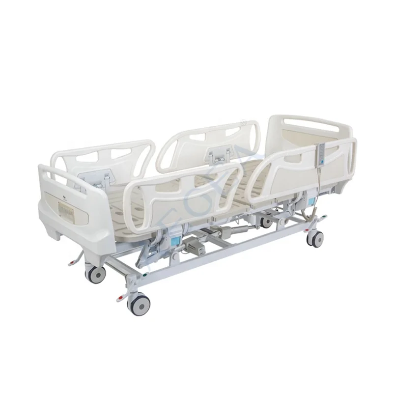 AG-BY003C China ABS bed board imported motor electrical medical five functions free used hospital bed for sale price in stock