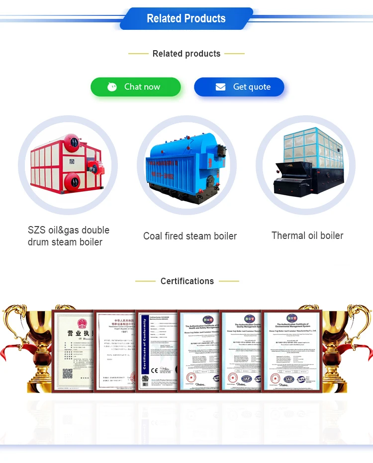 Industrial Coal Fired Biomass Particles Automatic Boiler Coal Fired Steam