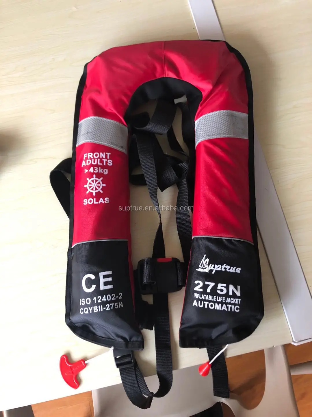 Good quality double air chamber automatic manual inflatable life jacket