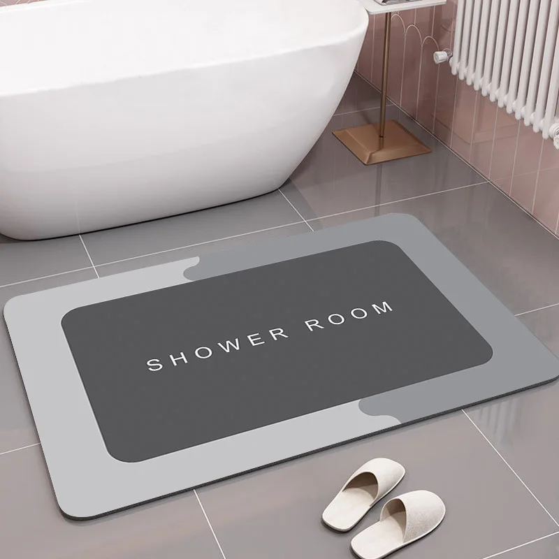 Quick-Drying Water Absorbent Non-Slip Doormat Dirt-Resistant Bathroom Mats Kitchen mats