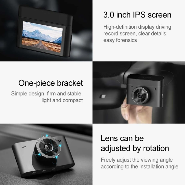 Оригинальный Xiaomi 2K ультра-Прозрачный Ультра-широкий угол интеллектуальное Голосовое управление Вождение рекордер 2 Автомобильный жесткий диск видео