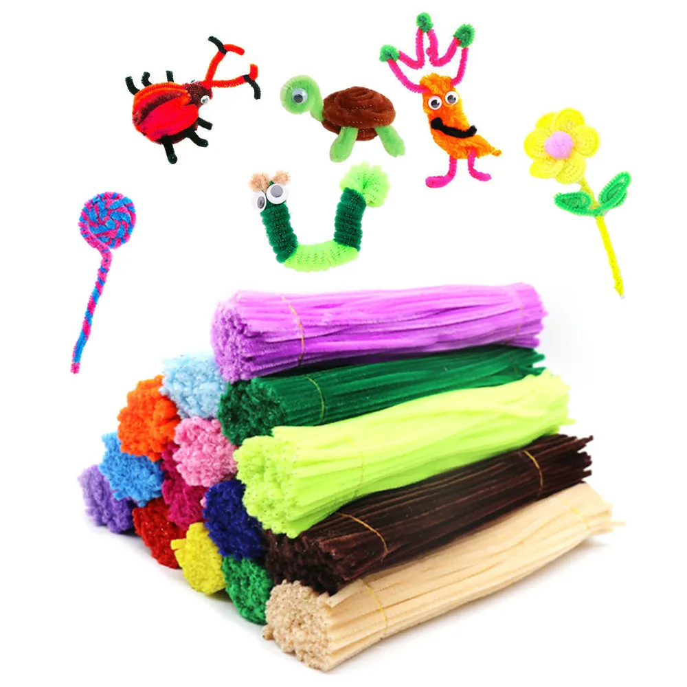 6mm X 12 Inch Colorful Chenille Stem Kids arts and crafts  Archives - Laura Bray Designs