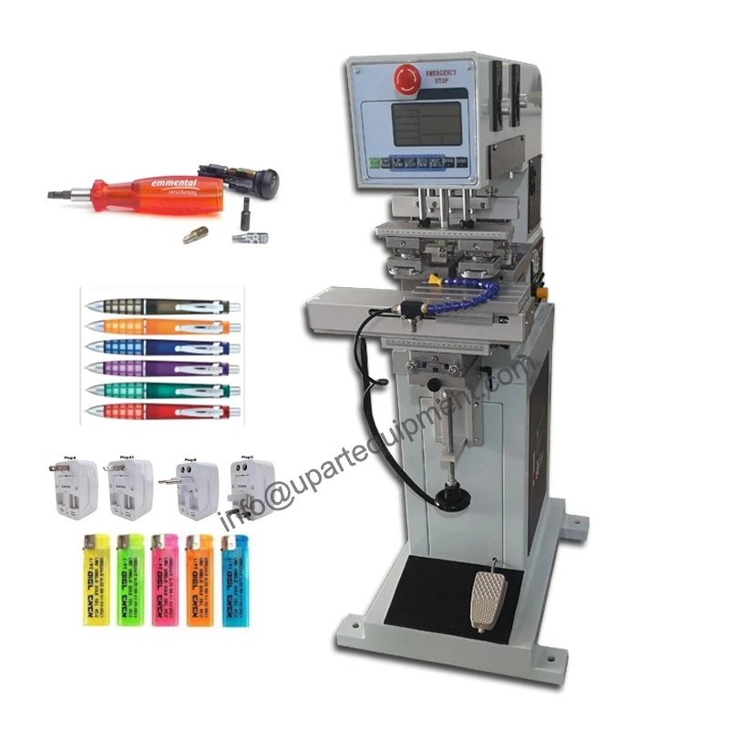 2-color shuttle super primex pad printing machine