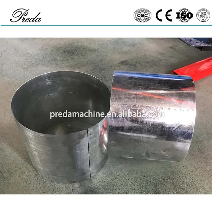 Round pipe sheet seam spot welding machine with 600mm arm