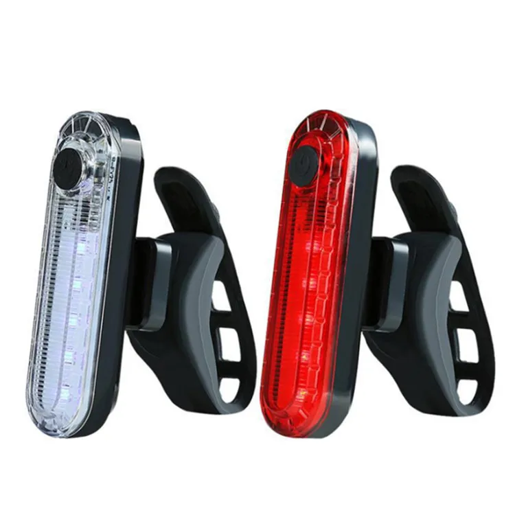 Bicycle Tail Light  USB Charging Bicycle Flashing Tail Light IP68 Mountain Bike Warning Tail Light