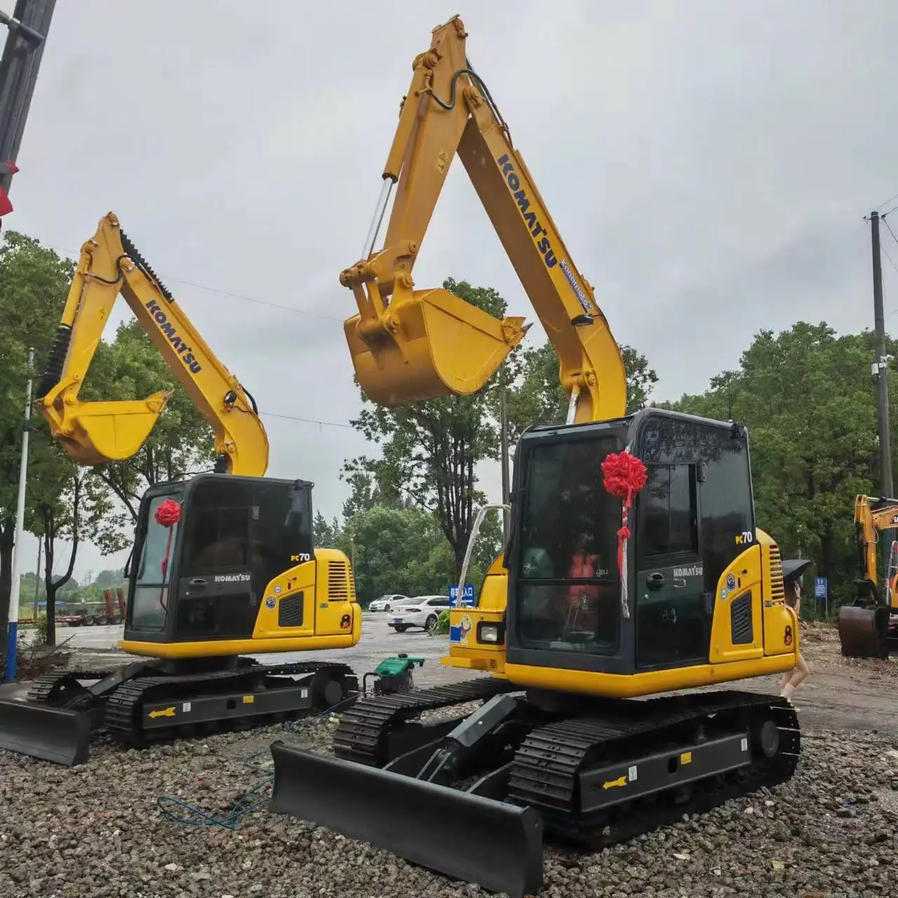 Komatsu PC70-8 Used Excavator 7 Ton Secondhand Excavator Digger Compliant with EPA Japan Original 11 Provided 6200 Wonder Engine
