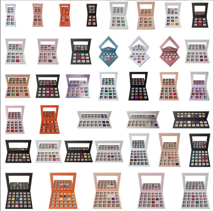 DIY Eye shadow Palette High Pigment Accept Private Label Square Eye shadow Face Makeup Waterproof Eye Shadow