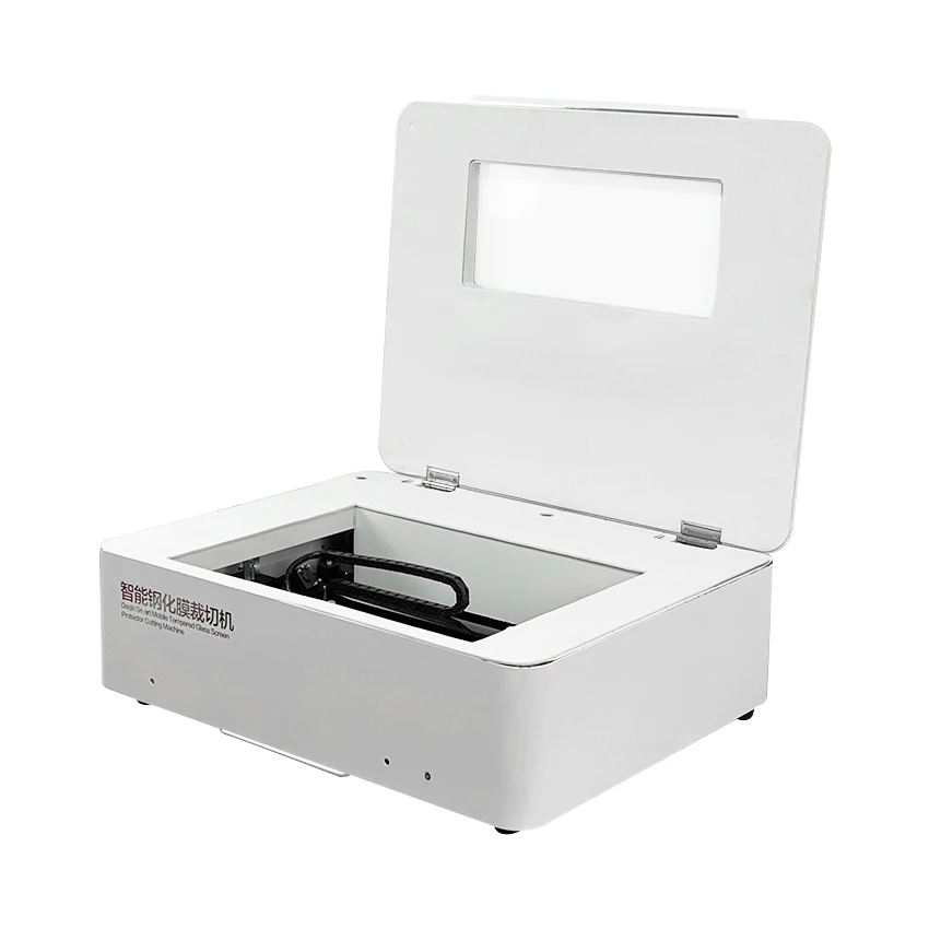 DAQIN Laser Machine with CO2 Laser Tube Bulk Production Tablet Mobile Phone Tempered Glass Screen Protector Cutting