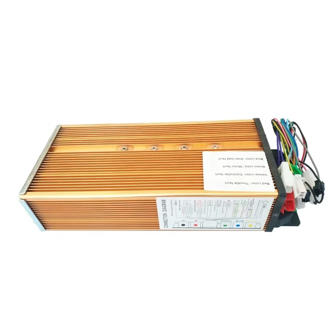 Electric vehicle 1200w dc motor controller 24 Tube FOC sine wave bldc motor controller