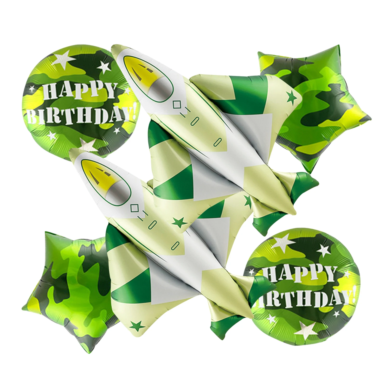 fighter balloon camouflage mylar balloon camouflage party decoration