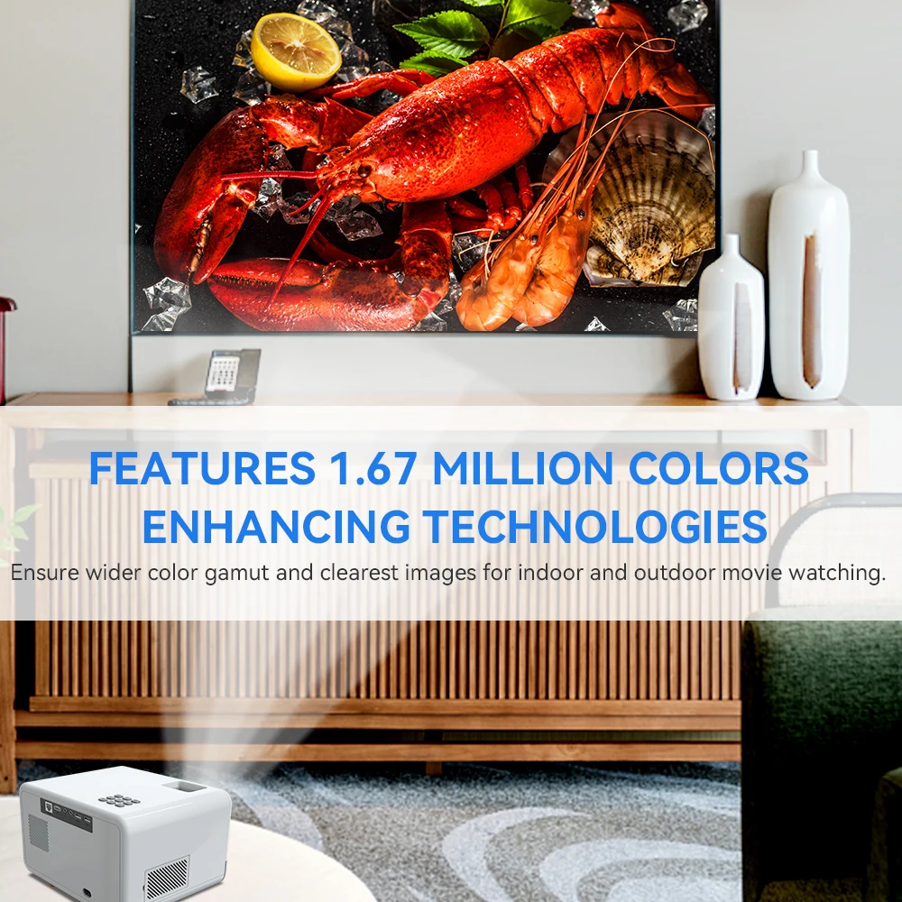 Led Projector Full Hd Portable 1080p 3d Hd Led Projector Multimedia Usb Tv 3d 4k Video Projector