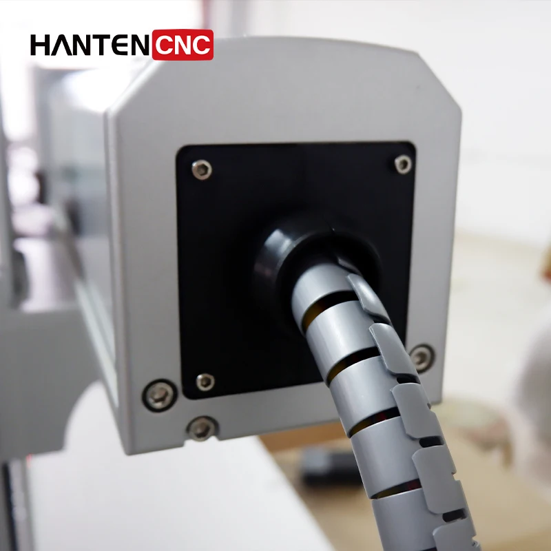 China Brand HANTENCNC Wisely Laser Engraving Machine Fiber Laser Metal Marking Machine