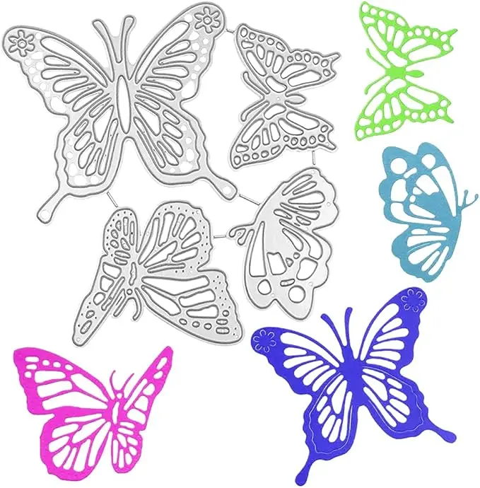 Metal Cutting Dies Leaves Birthday Leaves Stencils Birthday Cards Scrapbooking Paper Card for Craft DIY Stamps Easter Decoration