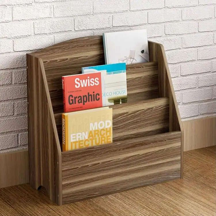 YQ JENMW 2023 New Design Magazine Newspaper Rack Bookshelf With Door