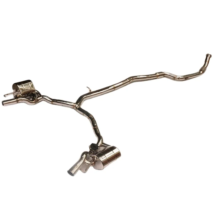 High quality SS304 valve exhaust system exhaust pipe for Mercedes-Benz AMG GT50