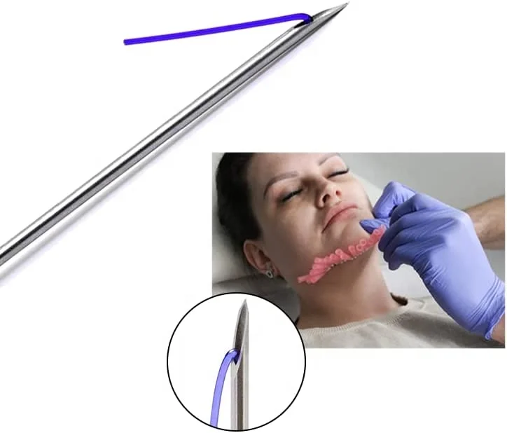 2022 pdo thread lift polydioxanone suture PCL COG Thread lifting 18G 100MM V Shape lifting