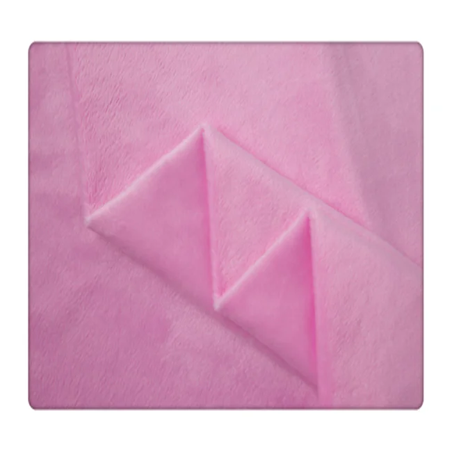 100% polyester plush fleece fabric for teddy bear