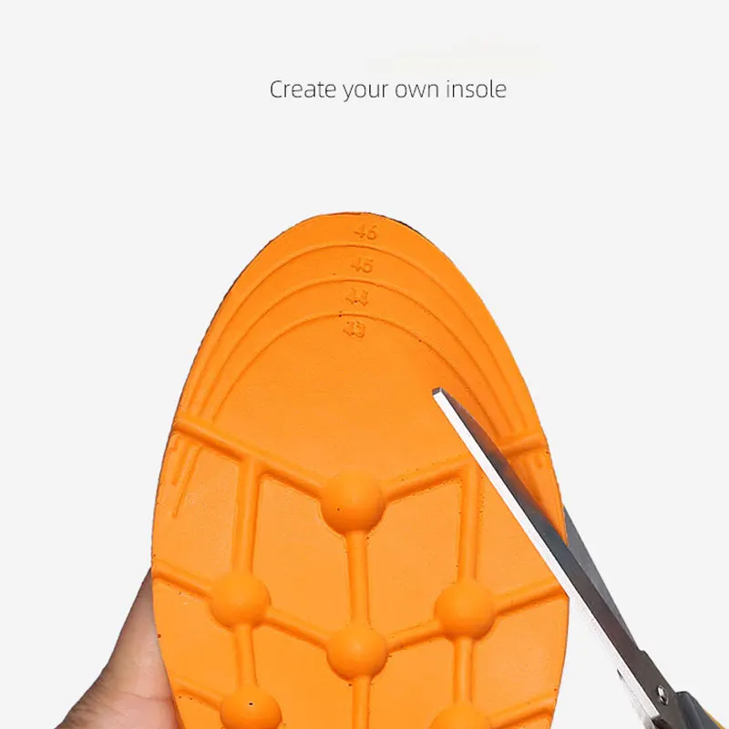 New Massage Insoles for Men Women Sweat-absorbing Breathable Shock-absorbing Full-pad Sole Convex Point Massage Insoles