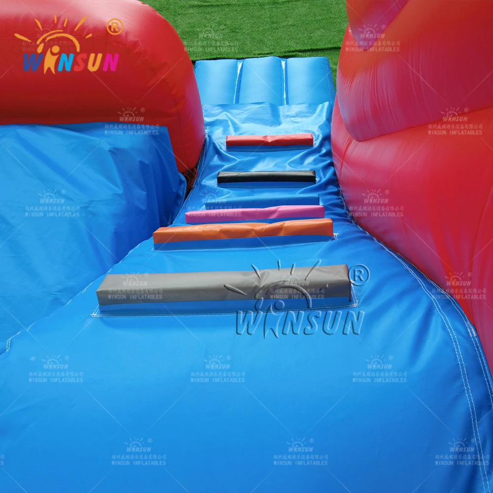 Wipe out jumping  inflatables leap games of inflatbales Elimination Challenge jumping games