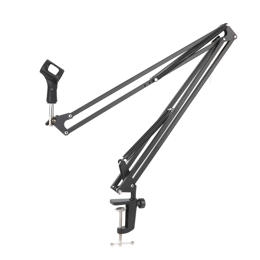 desktop universal NB39 microphone bracket folding telescopic metal cantilever microphone camera live arm stand