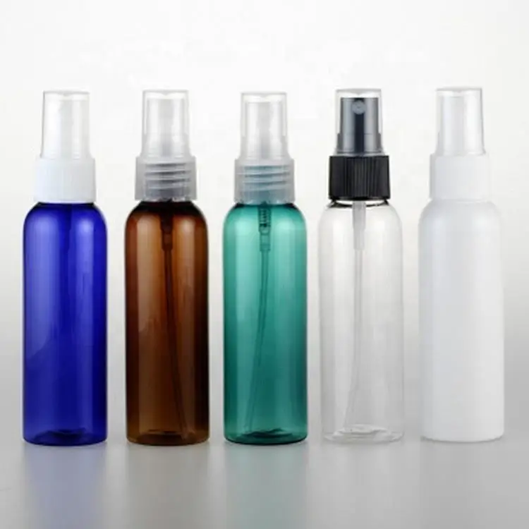 Wholesale plastic punp sprayer bottles pet plastic cosmetic empty bottle for beauty packaging