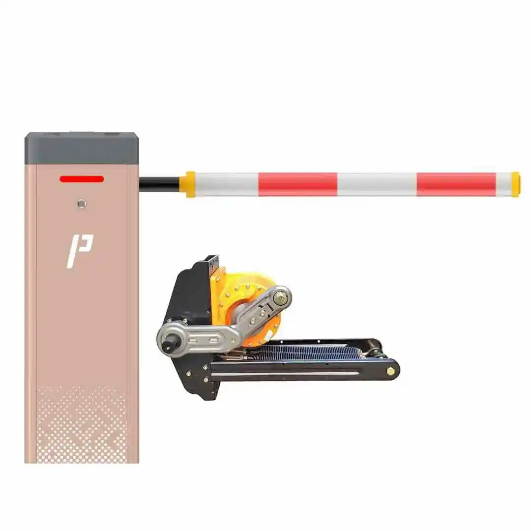 Newest DC 24V Planetary Reducer Motor 0.6S Speed Automatic Barrier Gate with Straight/Round Boom