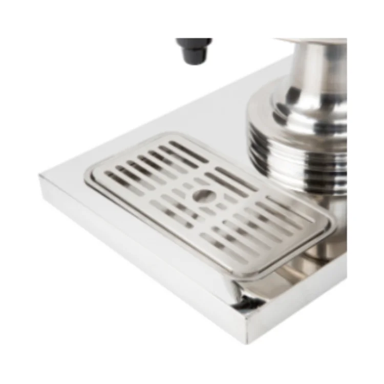 Two Tank With Tap Juice Dispenser Commercial Large Capacity Drink Dispenser Stainless Steel Barrel