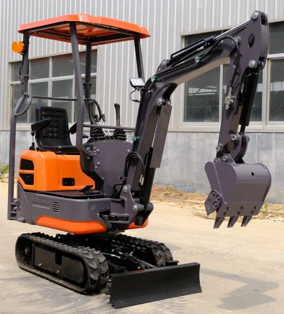 Hydraulic  Mini Excavators Small Crawler Digger CE EPA China Shanding 1 ton excavator with attachment for sale