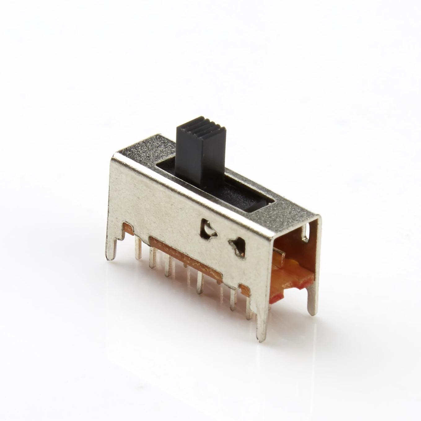 
SS25D01 2P5T двухполюсный пять пледы 5 позиций ПХД установлен ползунковый переключатель 10 pin типа DIP с 4 неподвижный штифт SS-25D01 