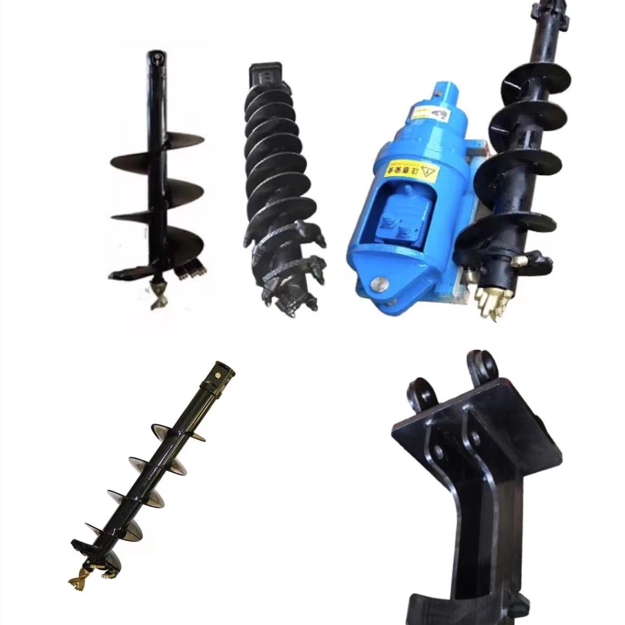 Ground hole drill earth auger for 1-3 TONS Skid steer go  loader  excavator