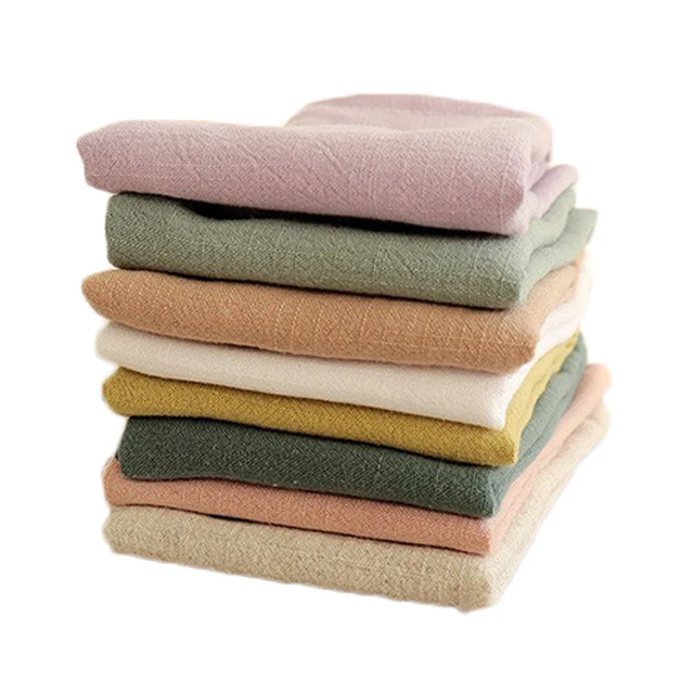 Cotton Linen Napkin Cloth Household Kitchen Plain Placemat Square Tea Ramie Cotton napkin