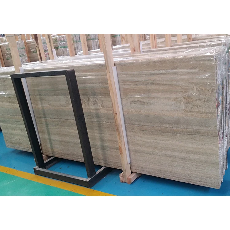 Natural Wall Stone Tumbled Italy Silver Grey Travertine Marble Tile Flooring Paver Italy Silver Travertine Grey Slabs