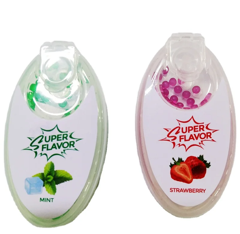 Germany hot sell 2022 tobacco bead strong mint cigarette pop beads clicked cigarette menthol filter ball