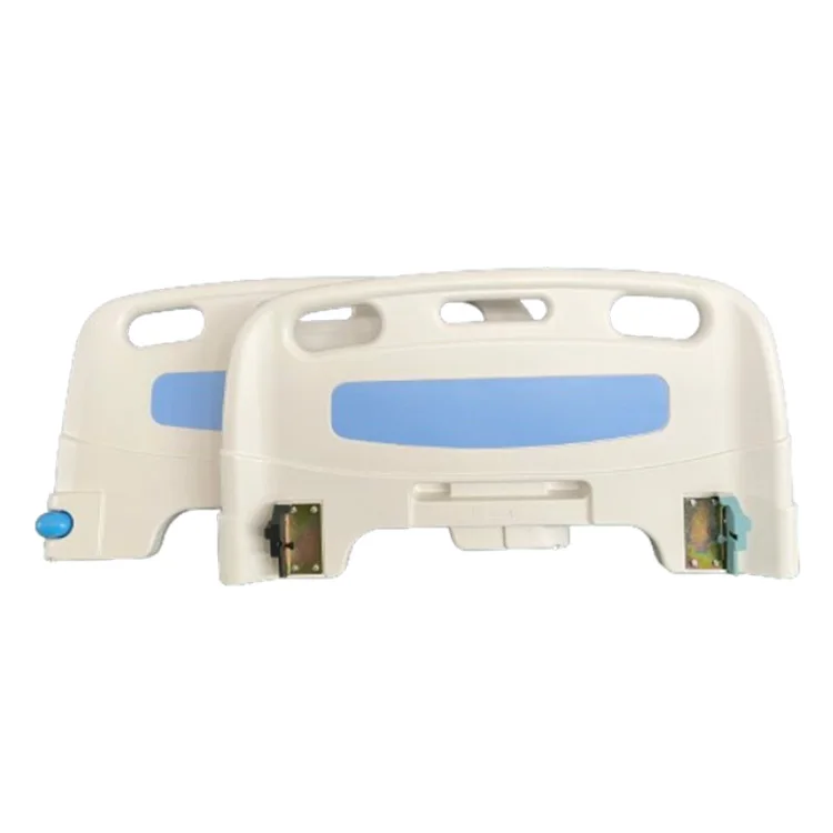 Wholesale medical head and foot board hospital bed accessories plastic abs headboard and footboard