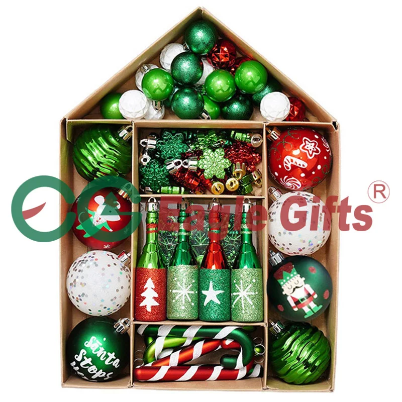 EAGLEGIFTS Christmas Decorations Balls Toys Artculos Para Festividades Y Fiestas Christmas Ornamemt Storage