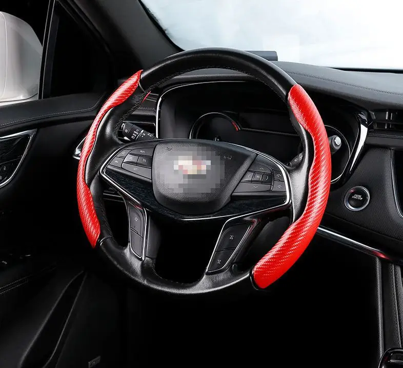 Wholesale Anti-slip Best Seller Easy Installation New Style Carbon Fiber Universal Car Steering Wheel Cover