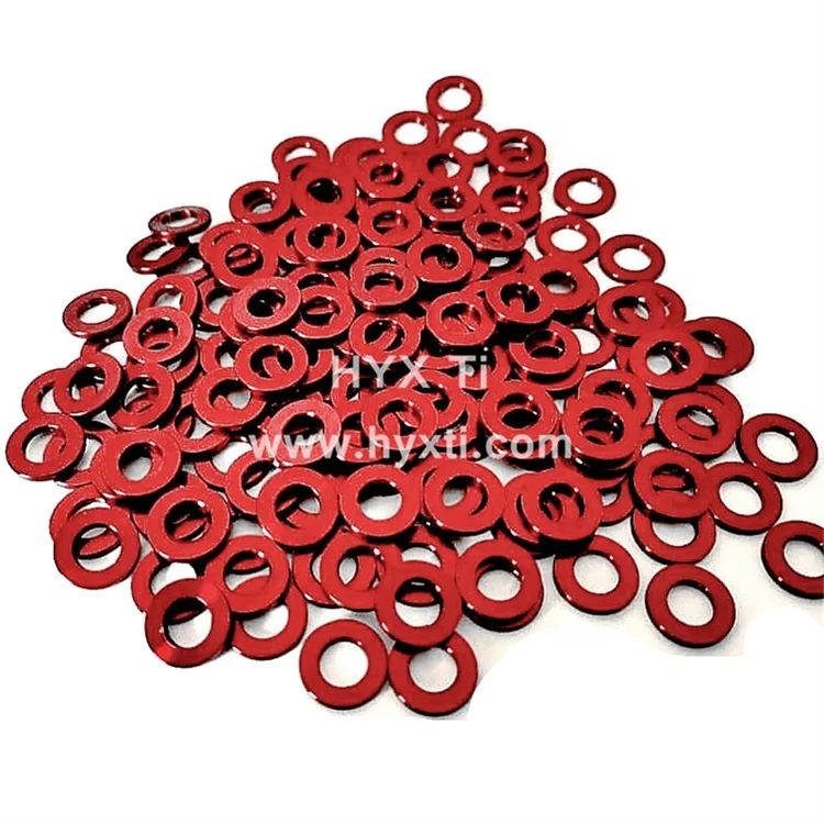 China Customized Much Longer Lifetime Titanium Drilled Flat Washer