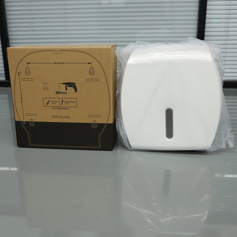 2024 Elegant Toilet Roll Tissue Holder Tissue Dispenser jumbo roll paper holder dispenser with key