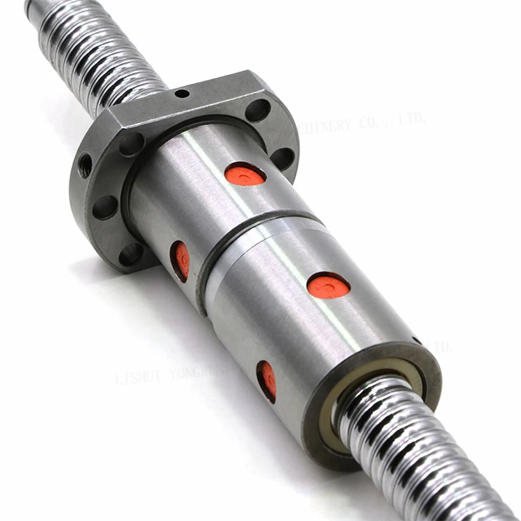Factory Directly Sale 2000mm Double Nut Bearing Steel Ball Screw DFU2510