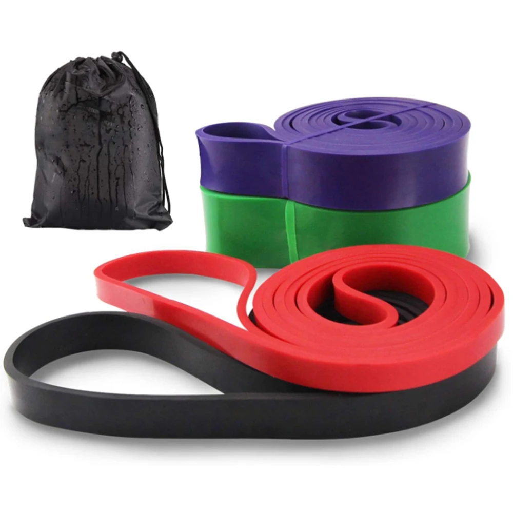  Мужской набор фитнес-браслетов для тренировок Laxtex Powerlifting Pull Up Bands Resistance