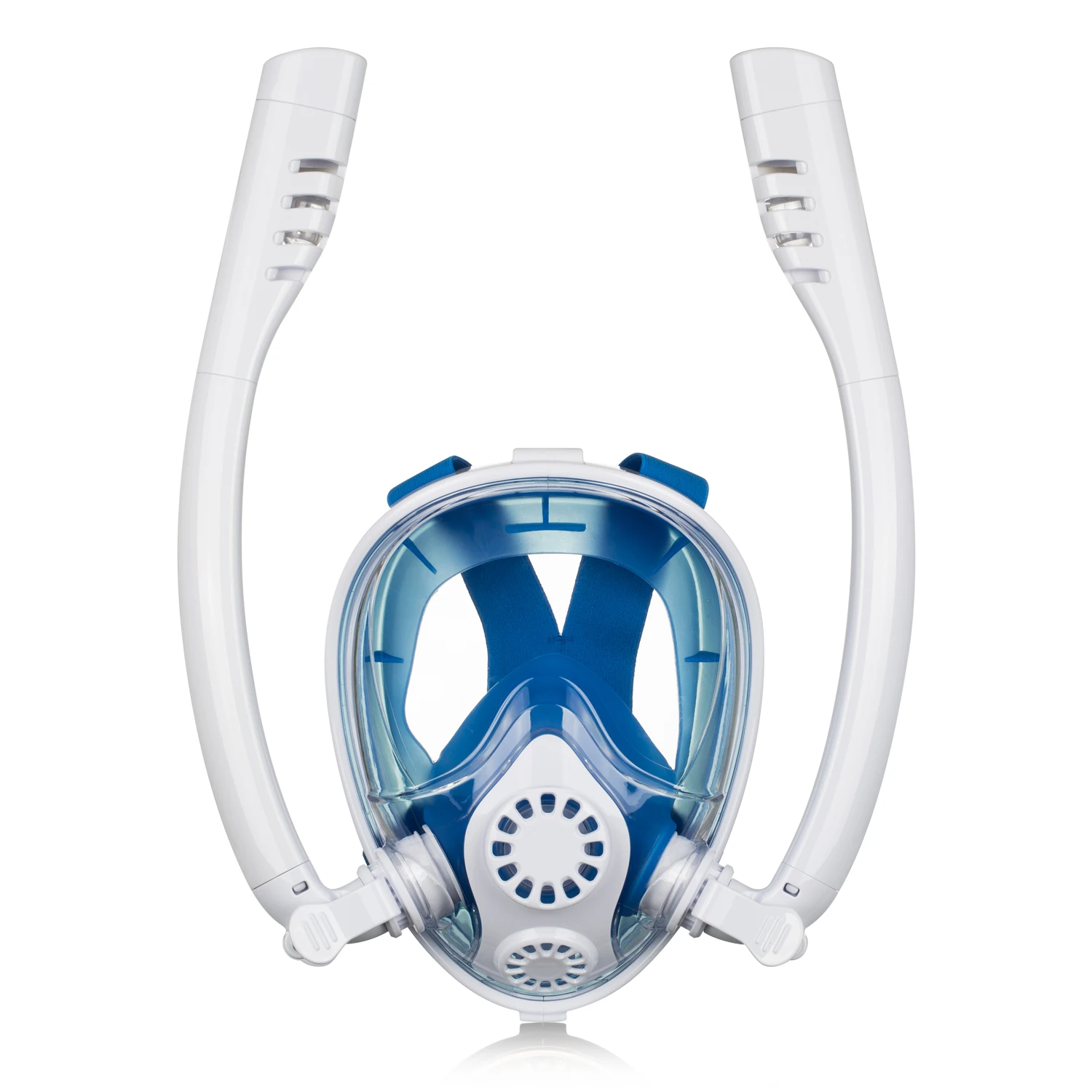 SMACO Factory Direct Double pipe scuba diving mask Underwater Breath equipment series Rotating snorkeling mask